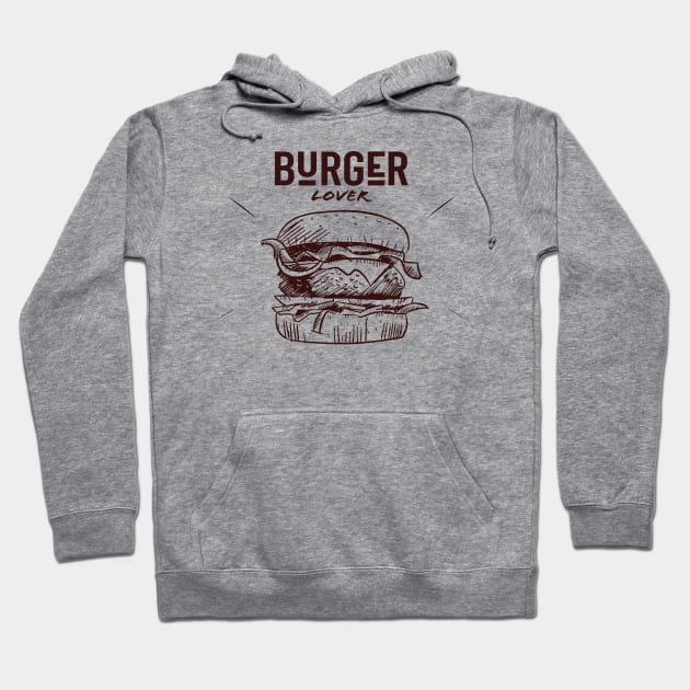 Burger Lover Hoodie by mutarek